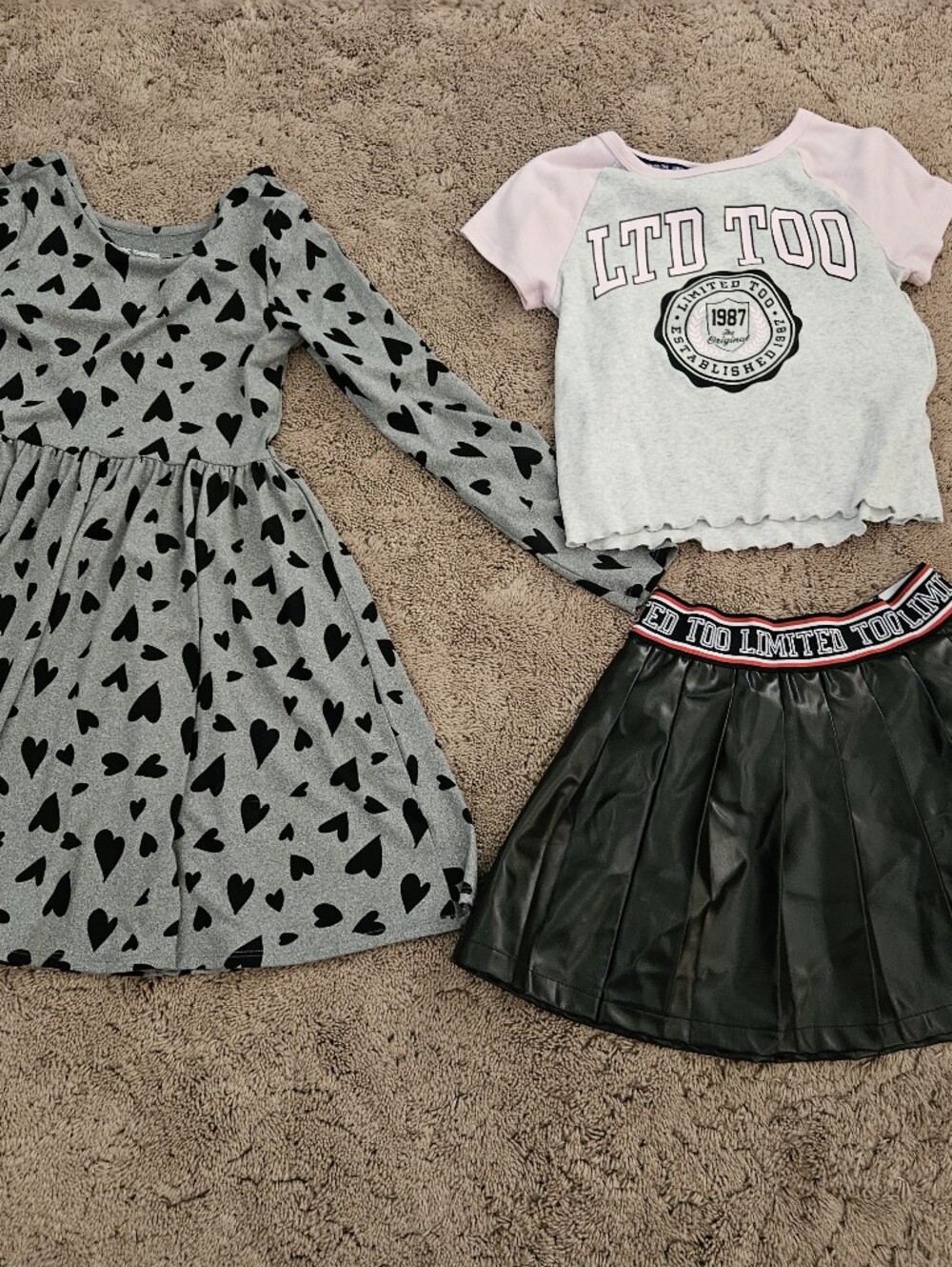 NEW ☆ Girls Lot Of 3 ~ Size 10/12 ~ Dress, Top & Skirt ~ Absolutely PERFECT!